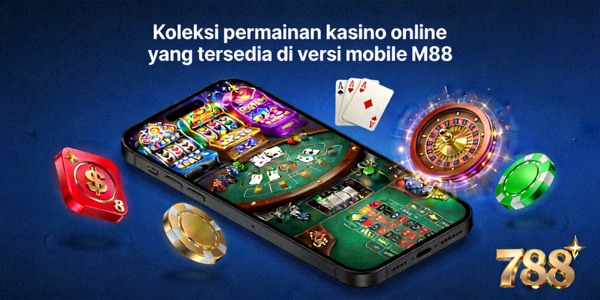 Koleksi permainan kasino online yang tersedia di versi mobile M88